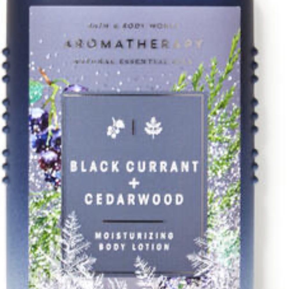 Rare AROMATHERAPY BBW BLACK CRRENT SCENT LOTION